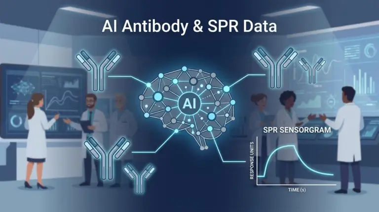 AI antibody SPR data