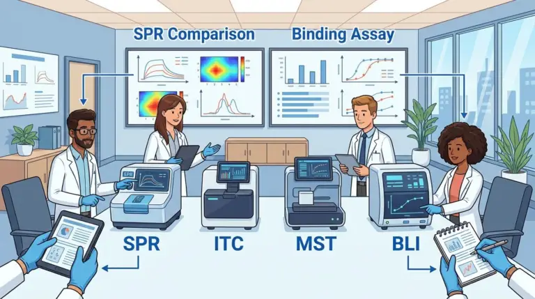 spr comparison binding assay