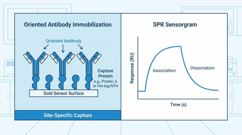 oriented antibody immobilization
