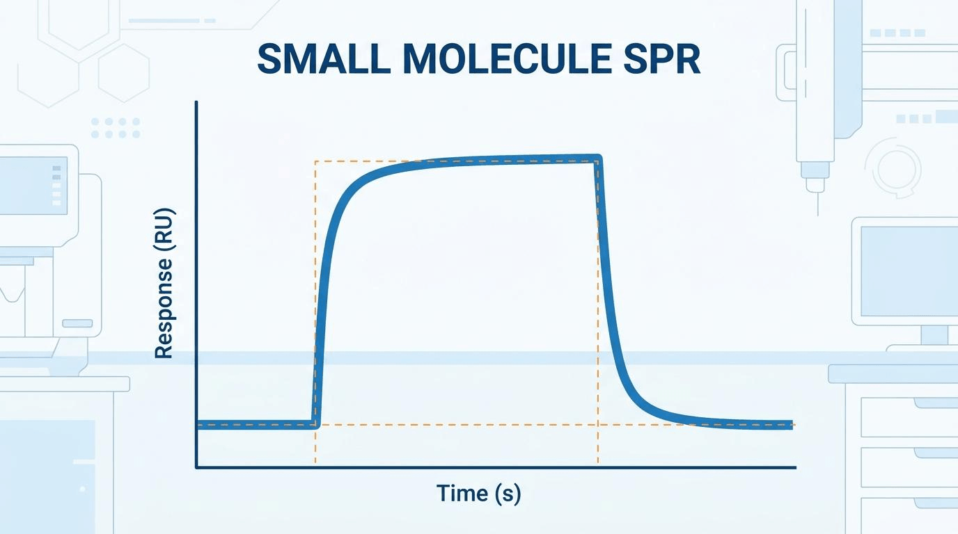 저분자 SPR 분석에서 Kinetic analysis 적용 시 센서그램의 형태적 한계