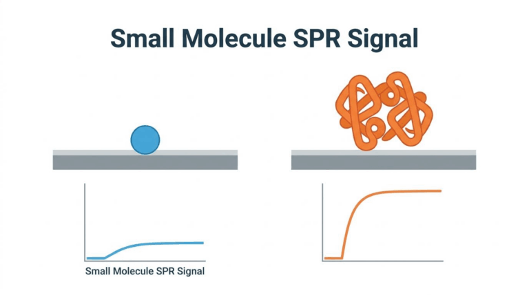small molecule spr signal